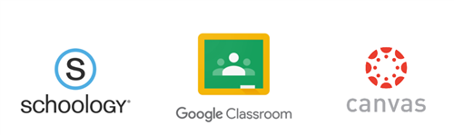 schoology, google classroom, and canvas are LMS platforms compatible with TEKSbank Classroom